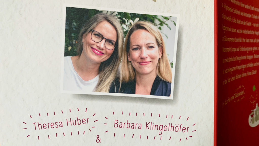 Die Autorinnen des Glücksorte-Reiseführers Amsterdam Theresa Huber und Barbara Klingelhöfer