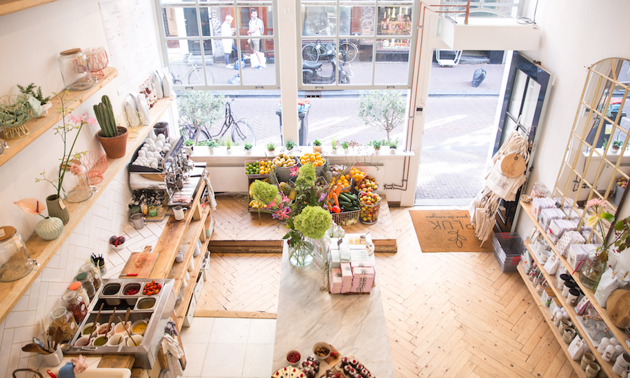 Eingangsbereich Café Pluk