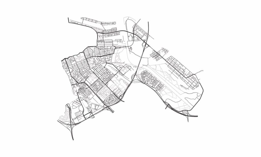 A detailed map of Amsterdam city