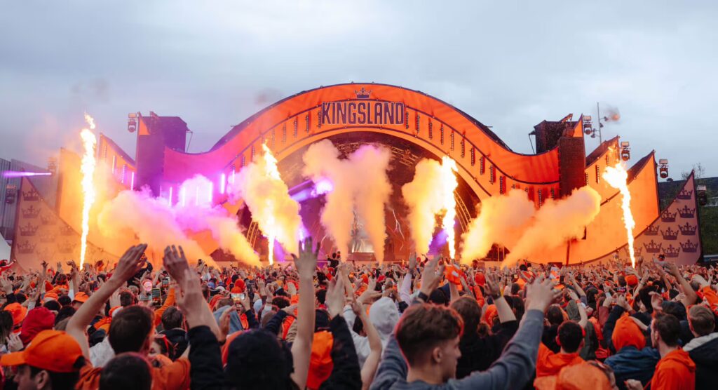 Kingsland Festival am Königstag in Amsterdam